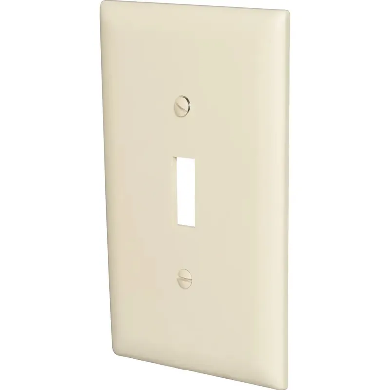 Pass & Seymour TPJ1I TradeMaster Nylon Toggle Switch Wall Plate Jumbo Ivory