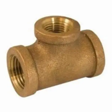 Jones Stephens B74359LF 3/4X1/2 Bronze Reducing Tee (Lead Free)