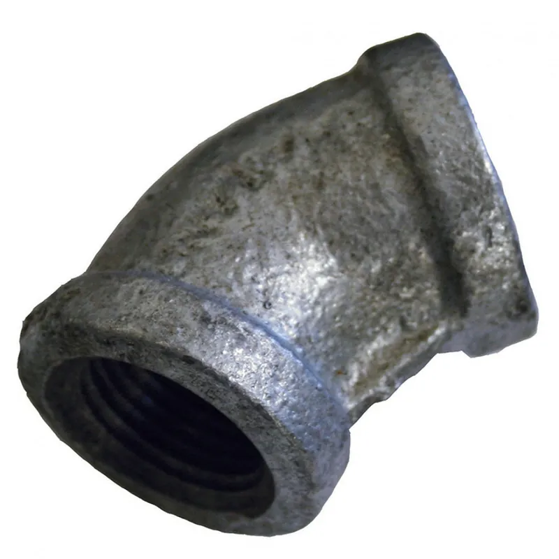 JONES STEPHENS CORP G2900050 1/2 45 DEG ELBOW GALV