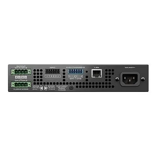 QSC SPA-QF 60X4 Spa-Q Series 4-Channel Network Amplifier, 60W