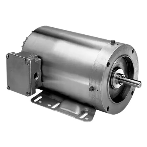 US-Nidec WDP12S2AHC Paint Free Washdown Duty Motor 1/2 HP 56HC