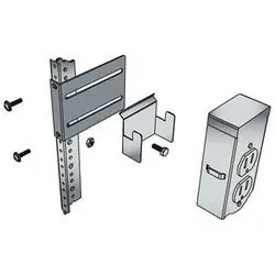 Middle Atlantic PB-5A Slim5 & Ax-S Power Bracket Rack Front/Back Mount - POWER SUPPLY
