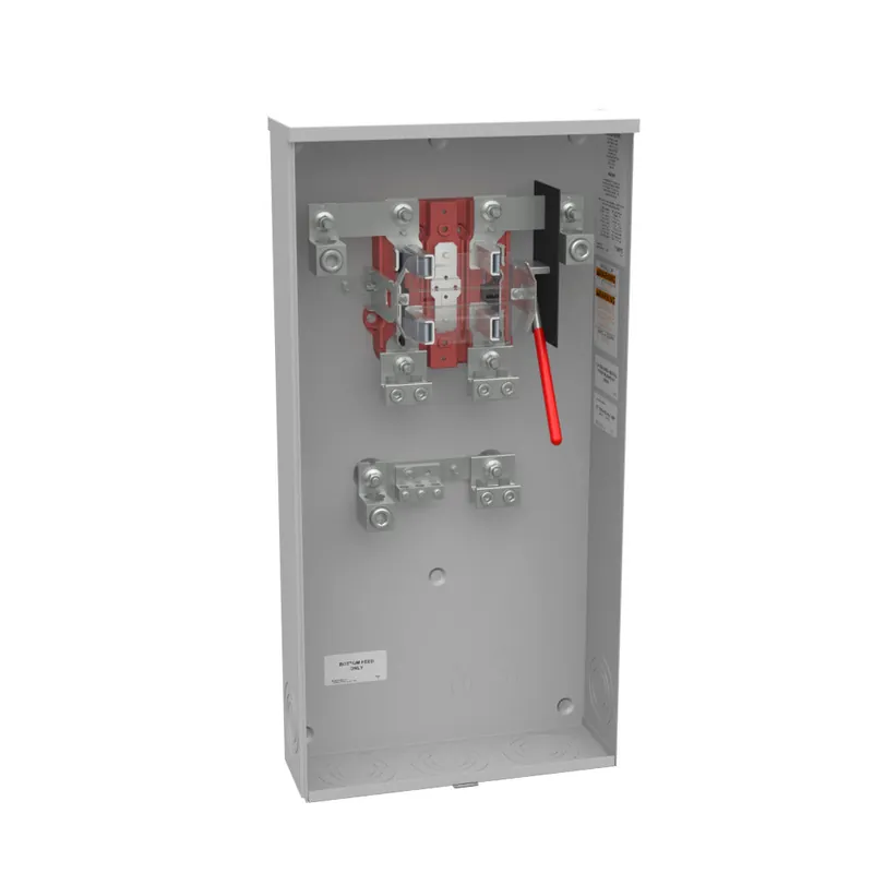 Milbank U1129-O-K3L-K2L-HSP Single Position Meter Socket 320 Amp 1 Phase Ringless Lever 4 Term UG 600V