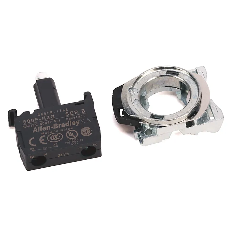 Rockwell Automation 800F-MN3G Push Button 22 mm - 800F Composite Back of Panel