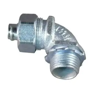 Appleton ST-9038 Liquid Tight Oiltight Raintight Connector with 3/8 in Flex x 1/2 in Hub