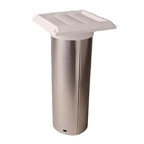 Lambro Industries 267WKD White Plastic Louvered Vent 4 Inches - Pack of 18