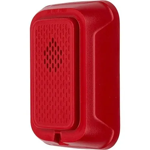System Sensor HRL Horn Red - Indoor Selectable Output Wall Mount
