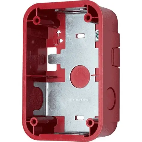 System Sensor SBBGRL L-Series Red Compact Wall Surface-Mountable Back Box