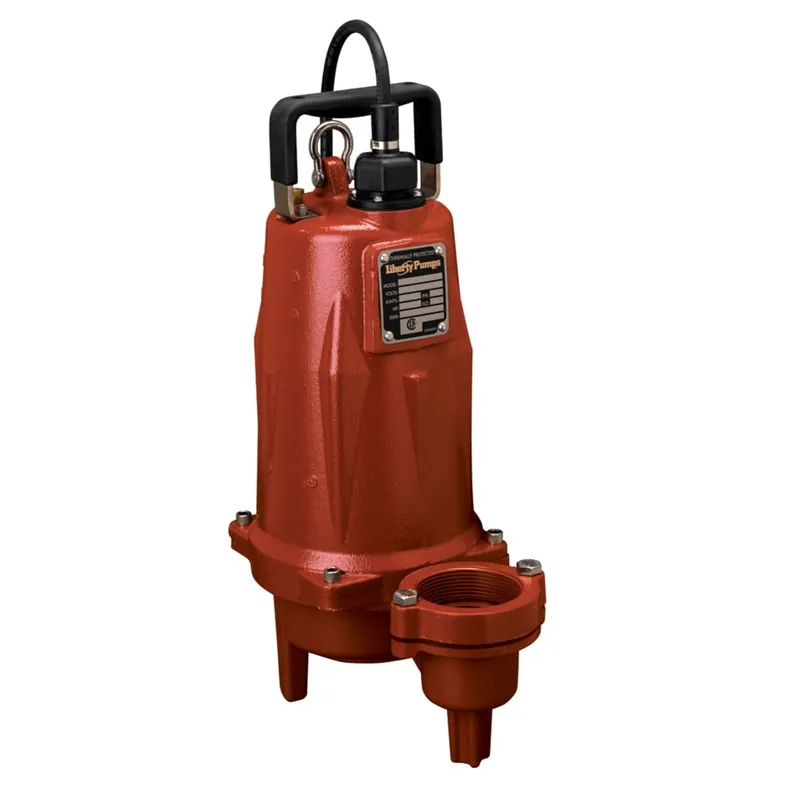 Liberty Pumps LEH202M3-2 2 HP Sewage Pump 230V 25' Cord 3 Discharge