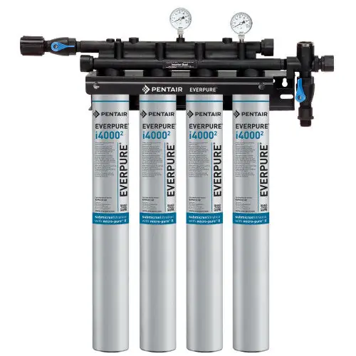 Pentair EV932504 Everpure Insurice Quad-i4000(2) Water Filtration System