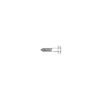 BBI 50D250LSHZ 1/2 x 2-1/2 Zinc Plated Lag Screw