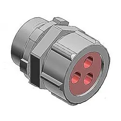 Thomas & Betts 2531-3 Connector, Multi-Hole Cord 3/4 Inch
