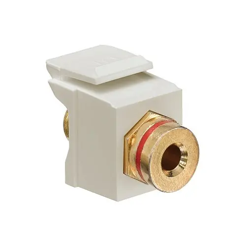 Leviton 40837-BIR QuickPort Banana Connector Ivory