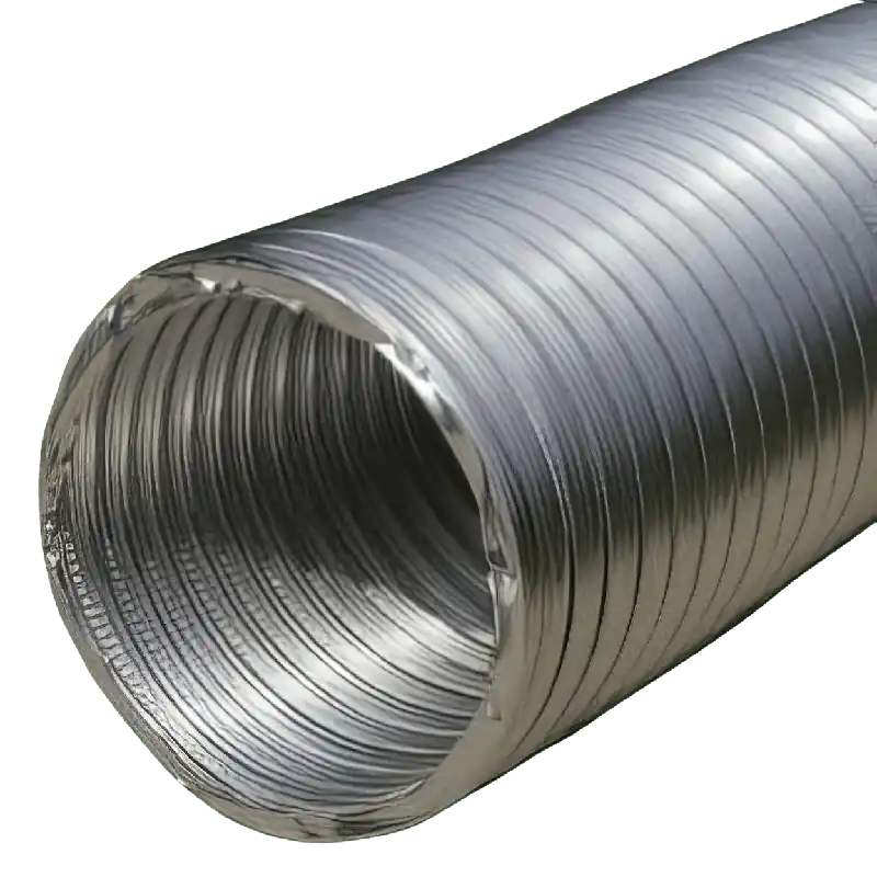 Gray Metal South ACAF4 Flexible Aluminum Pipe 4 inch x 8 inch