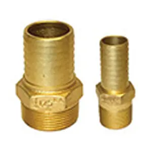 Merrill IBMANL7510 No Lead Male Adapter, 3/4 x 1 in, Insert x MIP, Brass