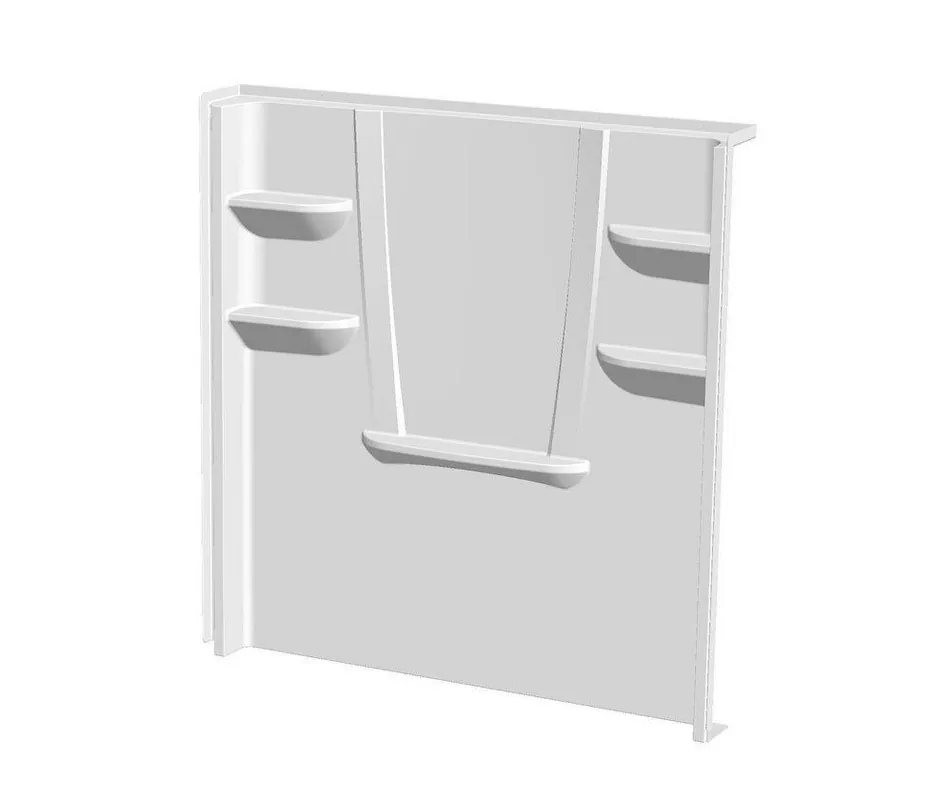 Swan VP6062CBW.010 Veritek Pro 60 x 62 Tub and Shower Wall in White