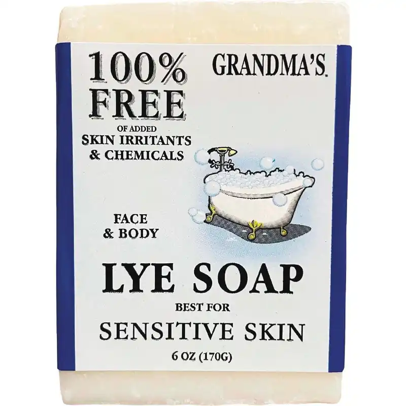 Grandma's 60012 Face & Body Lye Bar Soap