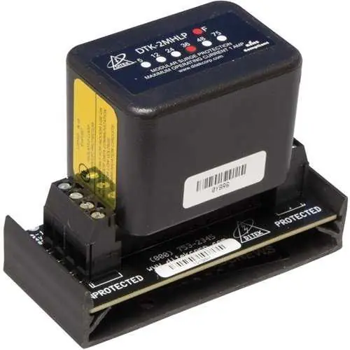 DITEK DTK-2MHLP36FWB Modular Alarm Panel Protector Surge Protection