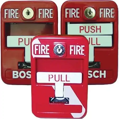Bosch FMM-100SATK Manual Fire Alarm Pull Station Single-Action Red