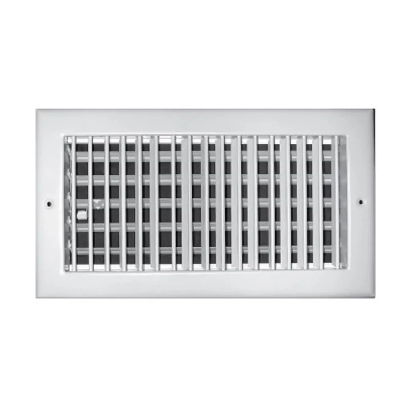 TRUaire A210VM12X12 White Aluminum Adjustable 1-Way Wall/Ceiling Register 12x12 inches