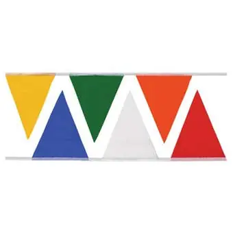 Presco PFO1218105M 12 x 18 x 105' OSHA Multi Pennant Flag