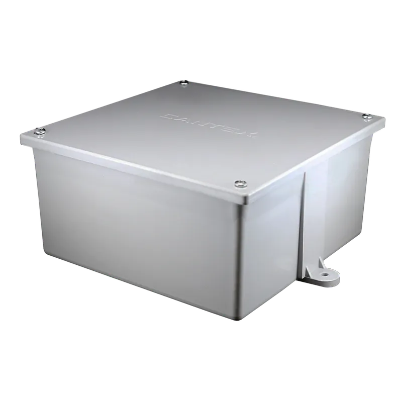 Cantex 5133709 Junction Box Power 4 x 4 x 4 in