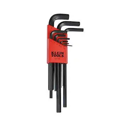 Klein LMK10 L-Style Hex Key Caddy Set Metric 9-Piece