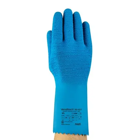 VersaTouch® ANSEL-62401-9 62-401 Series Chemical Resistant Gloves Size 9