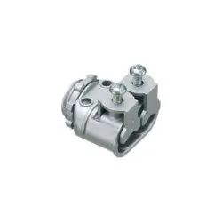 Arlington SG3838A Duplex Straight Cable Connector With Insulated Throat 3/8 in 1/2 in