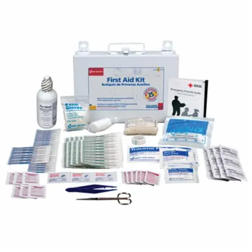 First Aid Only FIRST-224U 224-U/FAO Bulk Portable First Aid Kit, Wall Mount, 107 Components