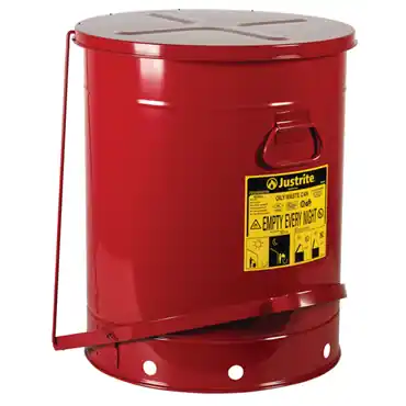 Justrite 09700 Oily Waste Can 21 Gallon