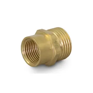 EverFlow G34-3434 3/4 MH x 3/4 FPT Adapter Brass Garden Hose Fitting