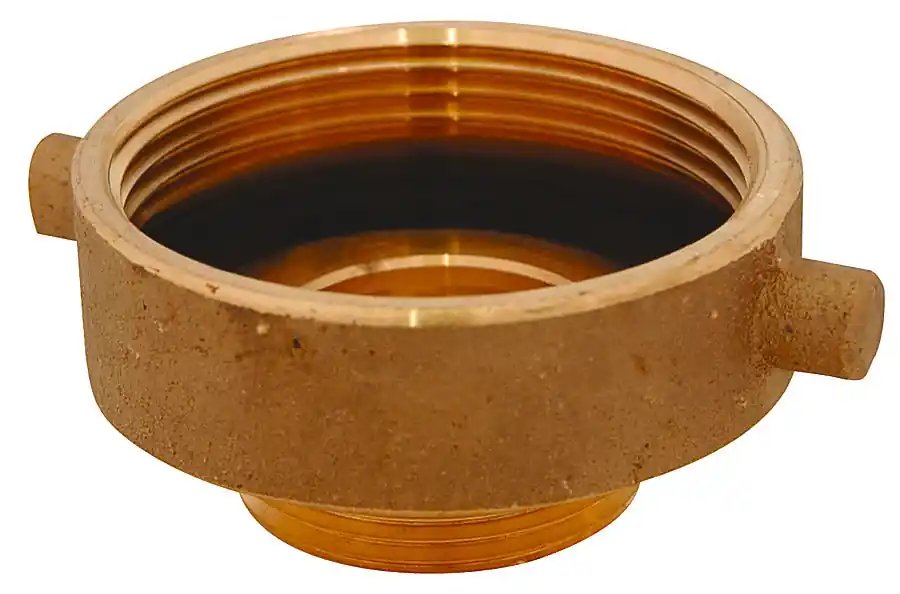 Hosepower USA WTC170HHA15 Hosepower Usa 2-1/2 Fnst x 1-1/2 Mnst Brass Fire Hose Adapter