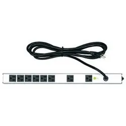 Middle Atlantic PWR-8-V Essex Power Strip 15A 8 Outlet Vertical Surge Protection