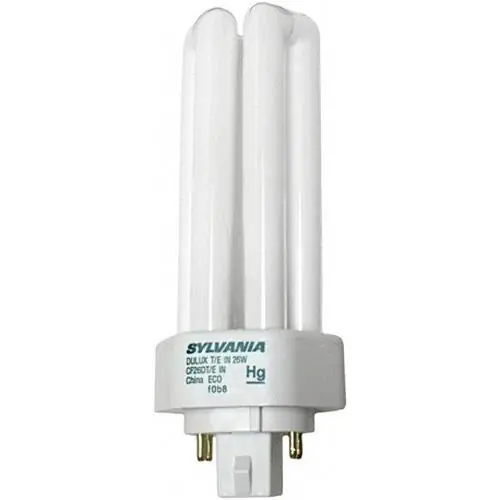 Osram Sylvania 20881 T4 Triple U-Tube Amalgam Compact Fluorescent Lamp 26-Watt 4-Pin GX24q-3 Base