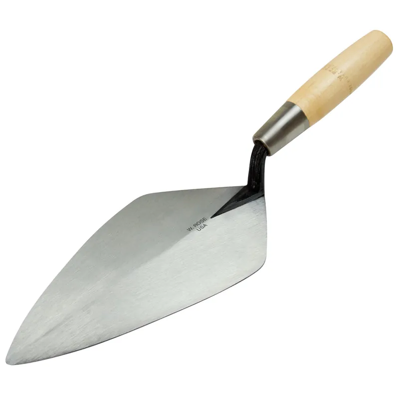 Kraft RO11211 Rose Trowel Wide Heel Wood Handle