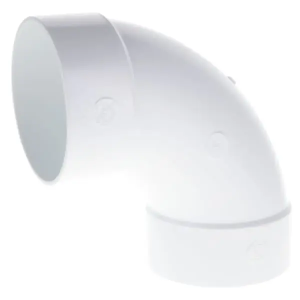 S&D Fittings S304060 PVC Pipe Fitting Elbow 90 Degree EA