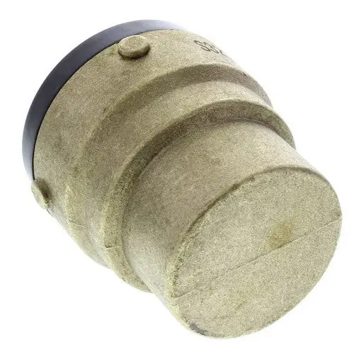 SharkBite SKB0454 SharkBite 2XL 2 inch Brass End Cap, Push-Fit