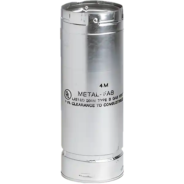 Metal-Fab MF3M18 Double Wall Vent Pipe 3 inch x 18 inch