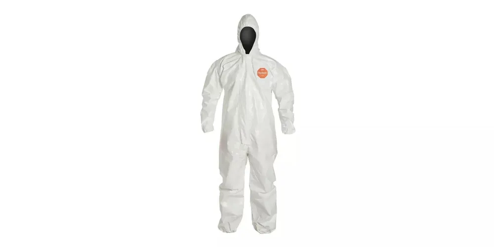 DuPont DUPCO-SL127T-3X Coverall With Attached Hood, Standard, 3XL, DUPCO-SL127T-3X