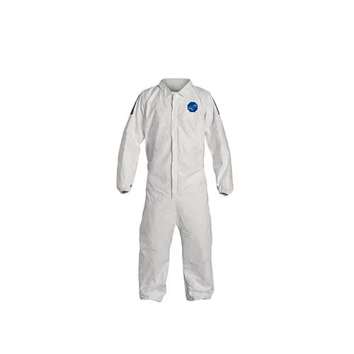 DuPont D14786681 Tyvek 400D Coveralls with Elastic Wrists and Ankles 2X-Large