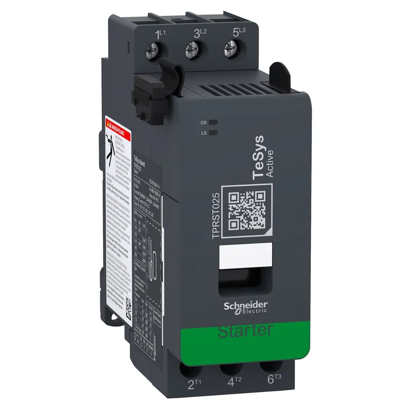 Schneider Electric TPRST025 Motor Starter TeSys Island 30A at AC-1 25A at AC-3 11kW 15hp DOL type