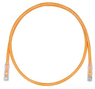 PANDUIT UTPSP11MORY Copper Patch Cord, Cat 6, Orange UTP Cable, 11m