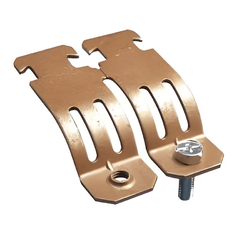 Approved Vendor COPC0050CP Copper Electroplated Steel Single-Piece Strut Clamp, 1/2 inch, 400 lb Load