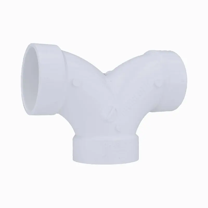 CHARLOTTE 03427(PVC327) PVC-DWV Double 1/4 Bend, All Hub, 2