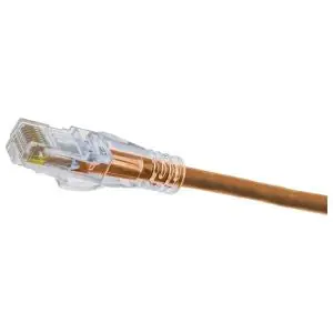Hubbell Premise Wiring HCL6AOR15 NEXTSPEED Category 6A Patch Cords Low Diameter 15 ft. Orange