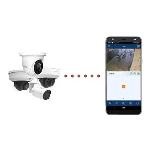 AVYCON AVC-NPV51F28 5MP IR Vandal Dome IP Camera 2.8mm Fixed Lens