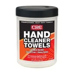 CRC 04100 Hand Cleaner Towels, 72 Count
