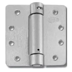 CAL-ROYAL PRODUCTS INC NEWSH35RUS26D Door Spring Hinge, Single Acting, Full Mortise, 3-1/2 x 3-1/2, 1/4 Radius
