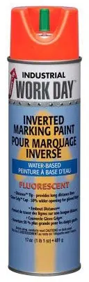 Jones Stephens J40385 Orange Marking Paint 17OZ Can with Inverted Tip